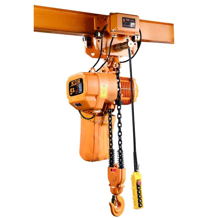 2 Ton electric chain hoist with motorized trolley