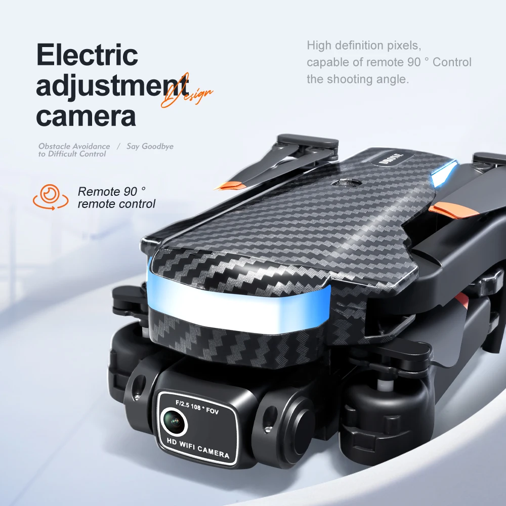 New Drone V8 Profession 4k Wide Angle Camera Wifi gps Fpv optical flow Height Keep smart Helicopter Toys Drone