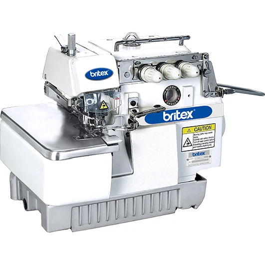 
737BK 3 Three Thread Over Lock Back Latching Sirub Walking Foot Overlock Sewing Machine 