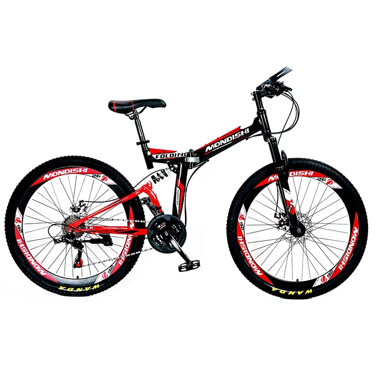 New Style Aluminum Alloy Bicycle Frame 27.5 Inch Foldable MTB BIKE 3 Speed Crankset Self-locking Folding Bike