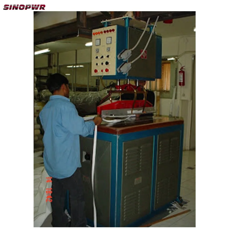 15kw automatic Pvc tent tarpaulin cover high frequency plastic welding machine