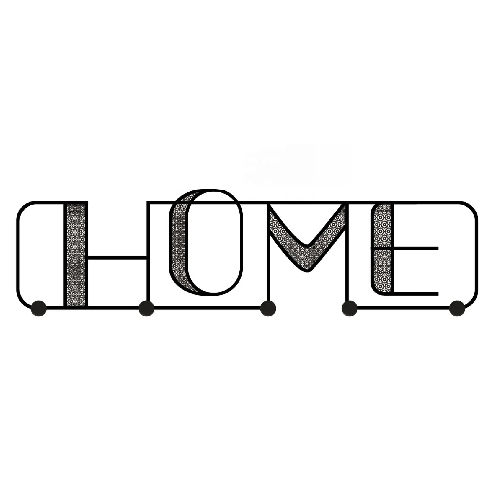 Wholesale Maison Custom Modern 3D Metal Home Decor Art for Living Room Wall Decoration