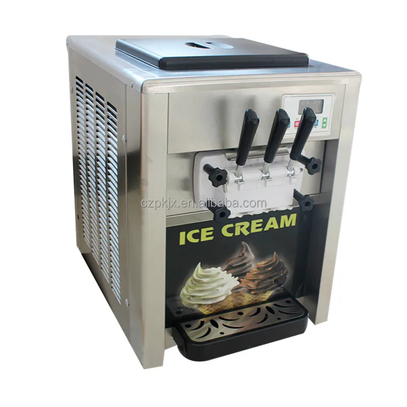 Factory Sales Best Price Ice Cream Machine Commercial Soft Ice Cream Maker 2+1 Flavors Ice Cream Machine