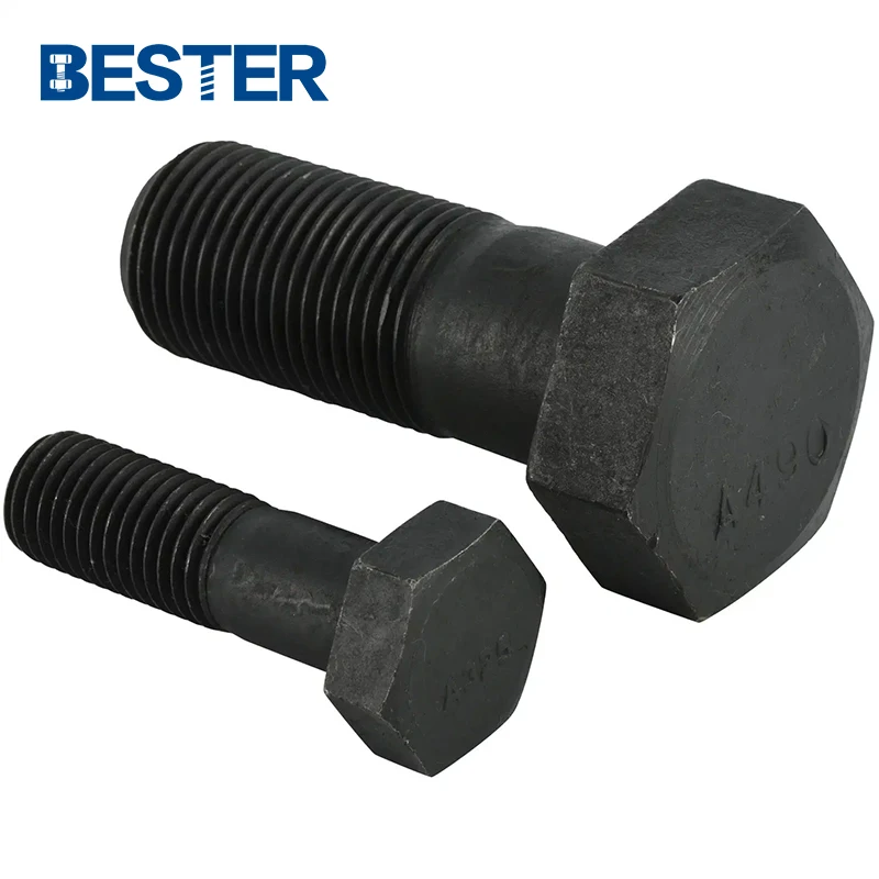 Ningbo Fasteners Manufacturer high strength torque DIN933 gr.8.8 astm a325 hex carbon steel bolts for steel building