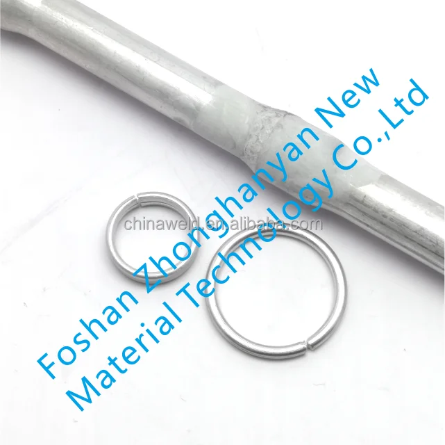 er4047 welding brazing o ring silicon round flux cored circle silver