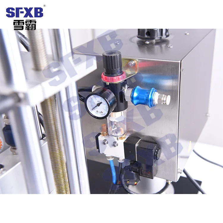  Sfxb SFXG-200 Semi автоматическая машина для упаковки в ручная укупорочная бутылок по пластику стеклу Укупорочная Машина Завинчивания
