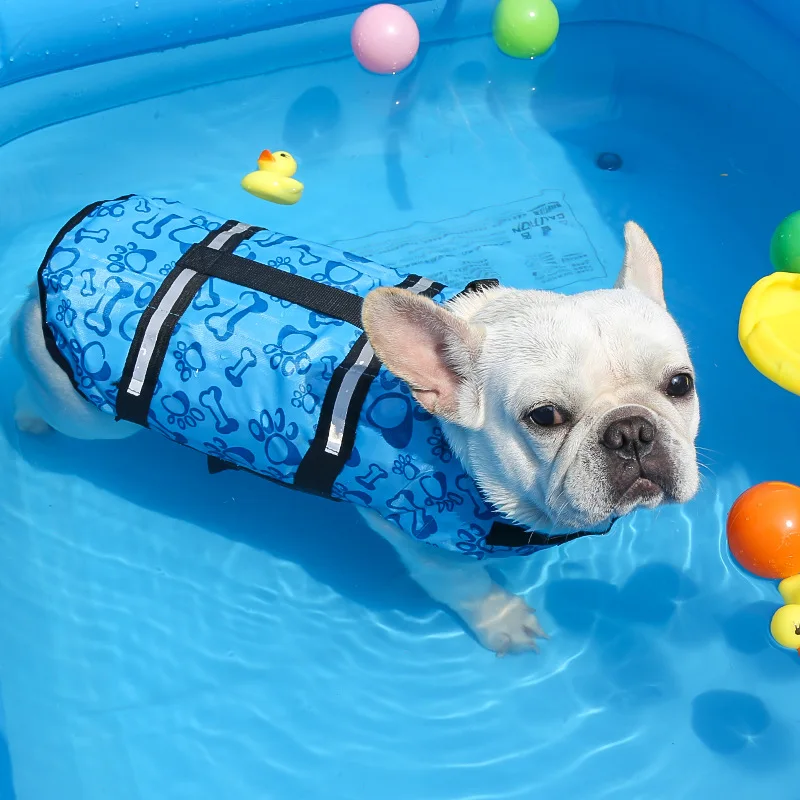 Customize Summer Safety Swimming Swimsuit Dog Pet Floating Life Clothes Vest Life Jacket For Pets