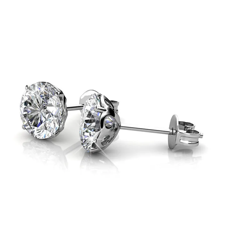 
Destiny Jewellery High Quality Vintage Royal Crystal Jewelry Set Crown Setting Earrings And Necklace 
