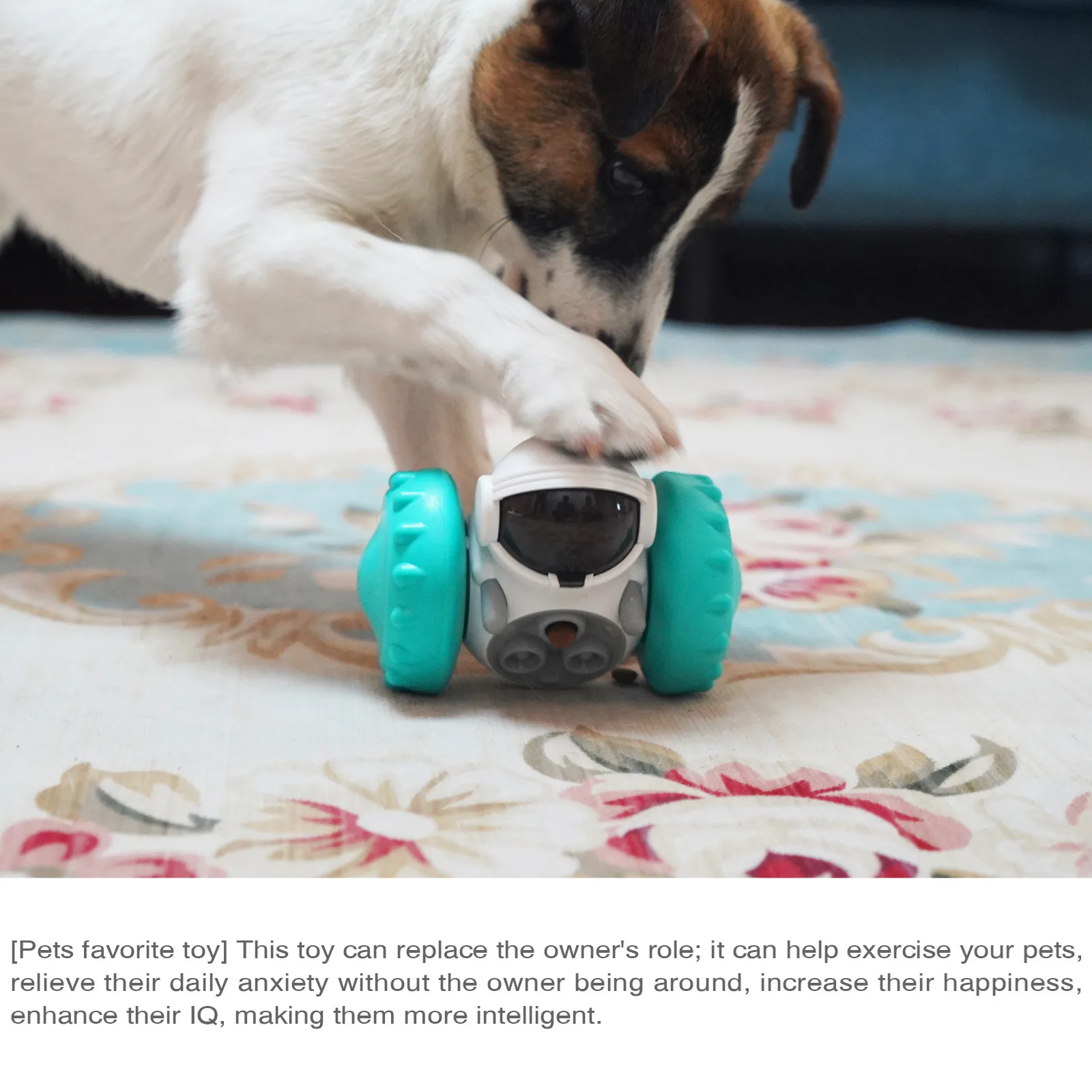 Pet Toys Slow Feeding Interactive Dog Toy Abs Leaking Food Dog Feeder Toy