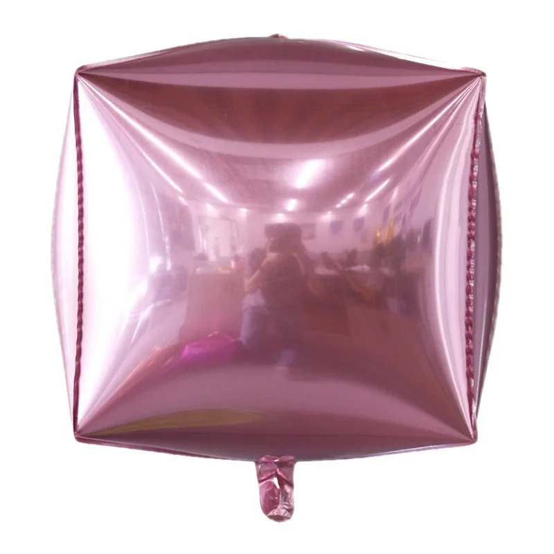 Wholesale 22inch square aluminum Christmas box Birthday party decoration foil balloons