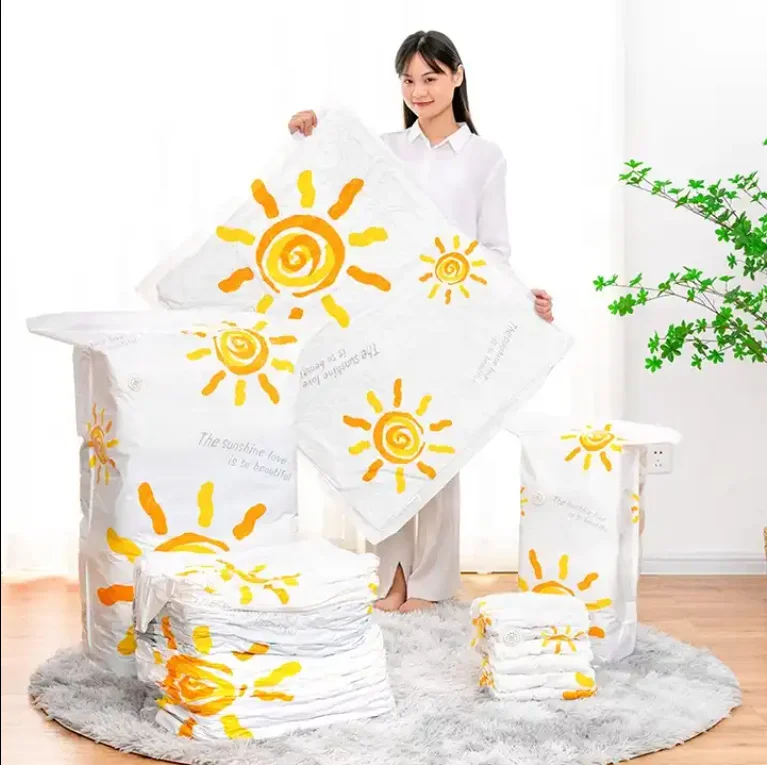 TAILI PA+PE Strong Dustproof Waterproof Vacuum Storage Bags For Clothes Travel Hand Roll Up Vacuum Bags With pump