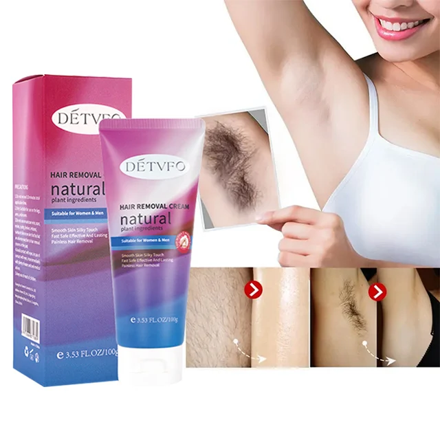All Body Private Parts Hair Remover Use Yiwu Depilator  Man Hair Permanent Face Shaving Removal Cream For Men  Women