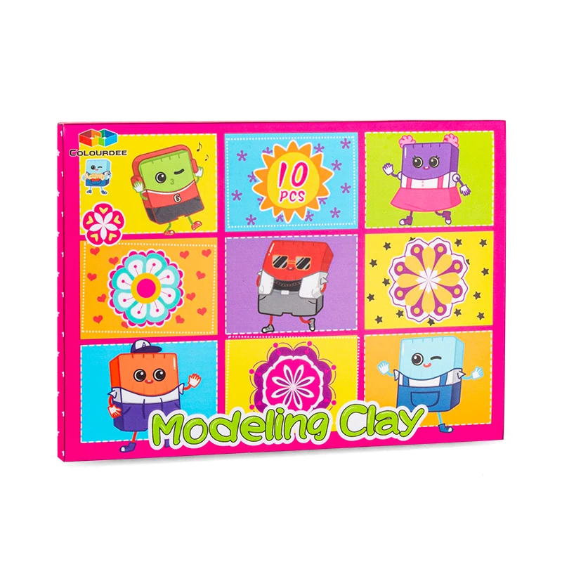 Play dough Plasticine Non-Toxic Eco-friendly air dry oven bake polymer modeling blocks sculpting clay kit Tools DIY For Kids