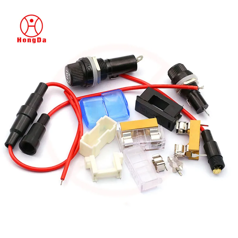 good quality fuse holder clips for 3.6X10mm 5X20mm 4X15mm 6X30mm 6X32mm size