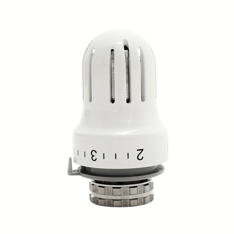 HVAC Systems Backwater Valve Straight Thermostatic TRV Radiator Valve Head With EN215