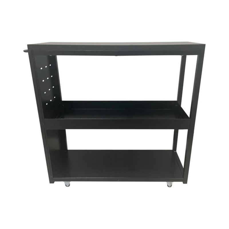 Steel Metal Shelf Cart Trolly Utility Workshop Cart Metal File Carts Steel With Wheel