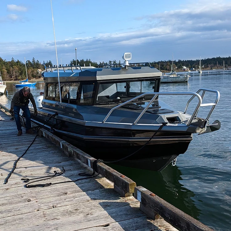 Hot Selling Fishing Boat With Motor And Trailer Easycraft 12 Passengers Custom Aluminum Fishing Boat With Cabin