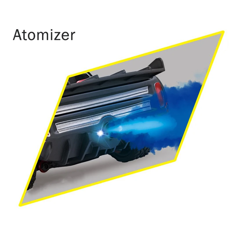 QS New Design 1:16 Scale Remote Control Racing Car Children Toys 4WD R/C Atomize Drifting Light Vehicle Toy With Detachable Tyre