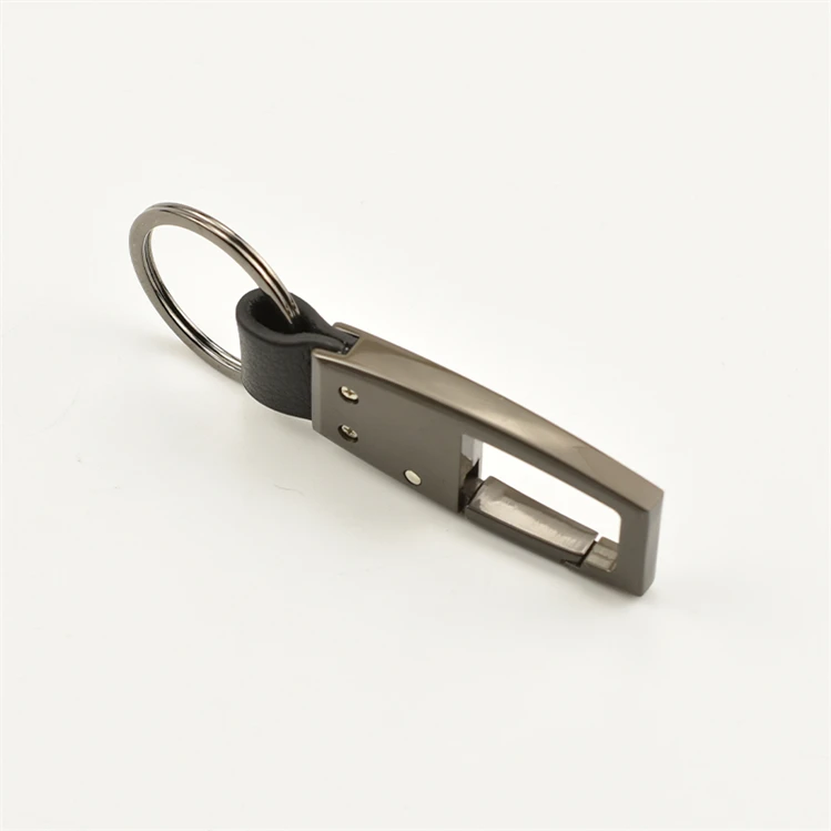 Car logo keychain leather metal Keyring For bmw m mercedes amg audi sline s line