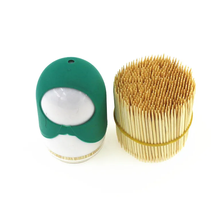 Healthy 100% Organic Round Thin Toothpick No Plastic Bamboo Tooth Pick