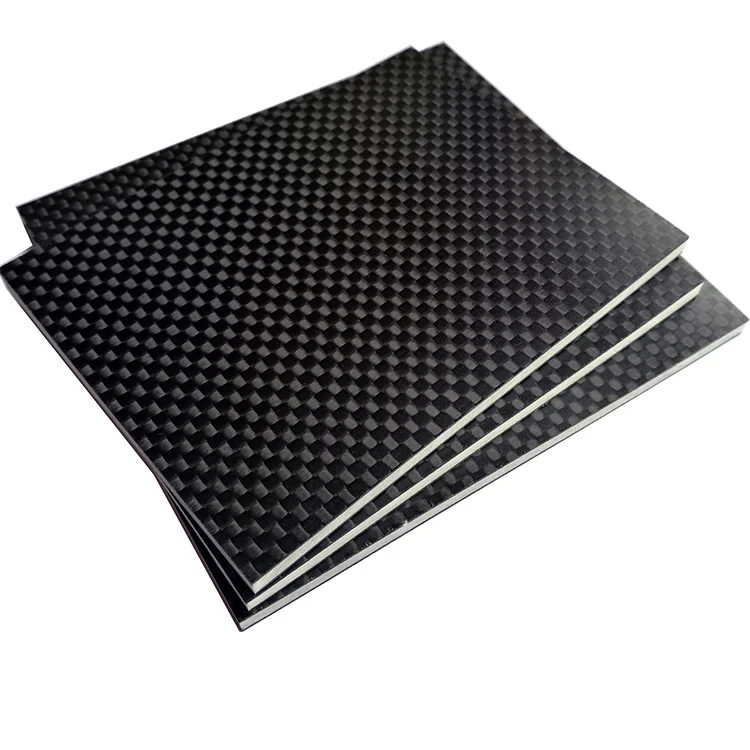 Super light carbon fiber  foam sheet plate  Carbon Fiber Sandwich Plate 2mm-10mm