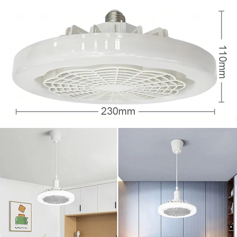 Blueswift smart fan lamp brightness and wind speed intelligent control led ceiling fan light