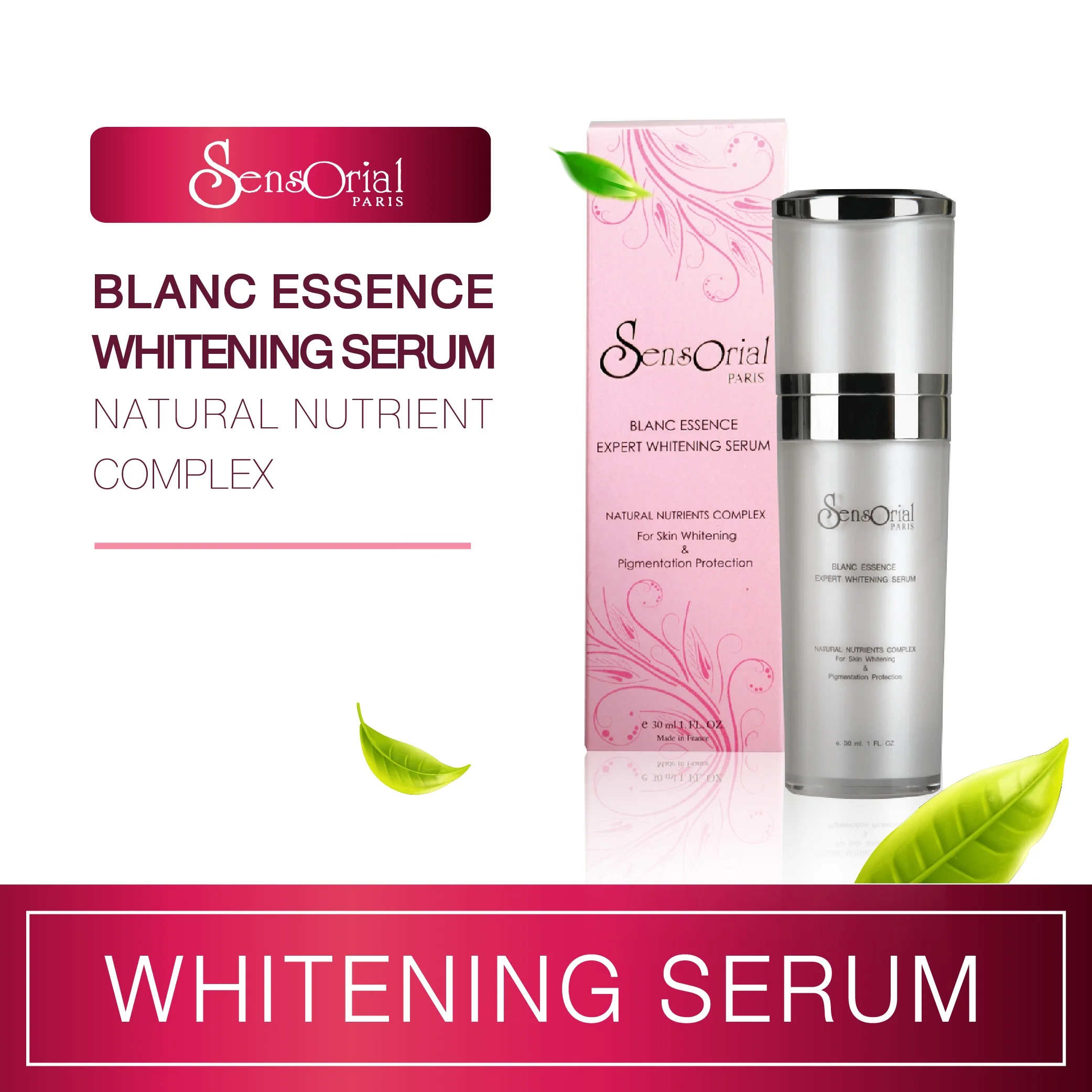 The Premium Face Care of Whitening Serum for Anti-Aging and Dark Spots Fade Skin Care Liposome of Berries extracts 30 ml