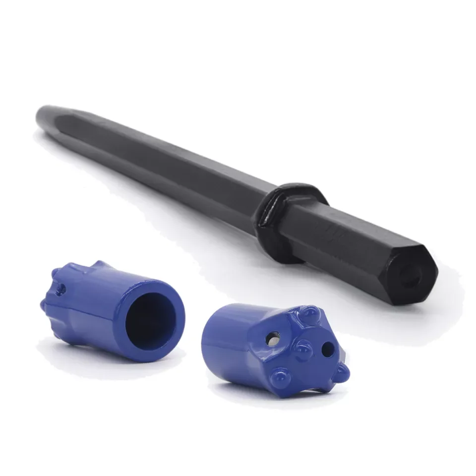 SMLTapered Rock Drill Rod H22 Drill Bars Mining Drilling