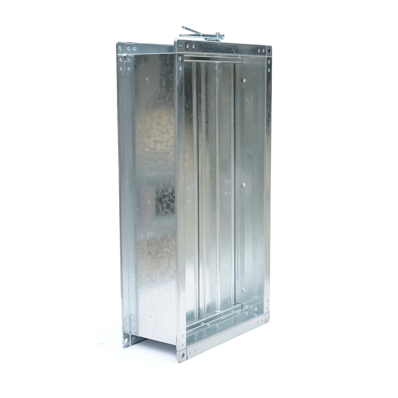 Square fire and smoke damper fire dampers with fusible links square motorized hvac fire-fighting damper