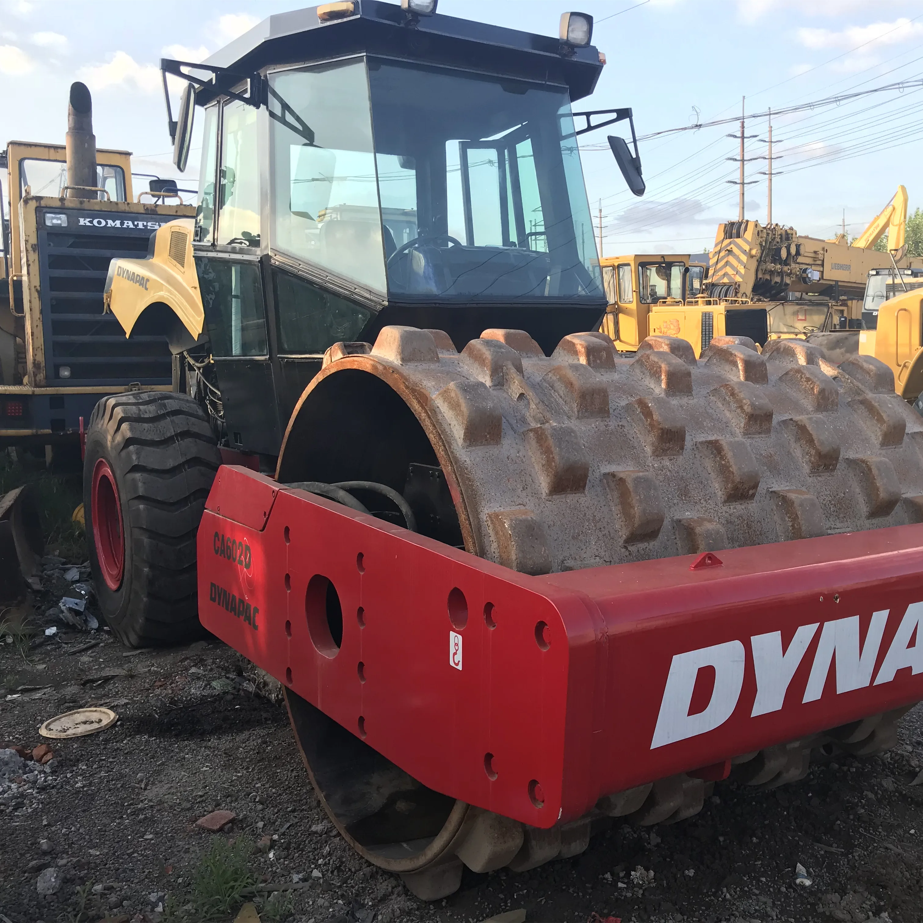  Dynapac CA602D mini bomag Вибрационный rc высокопроизводительный стальной барабан дорожный уплотнитель по низкой