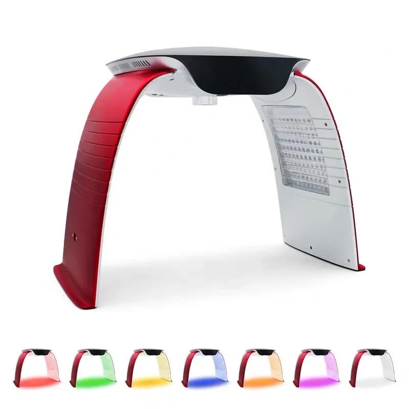 Portable blue light acne scar removal skin rejuvenation 7 colors PDT photon led red light therapy beauty machine for face