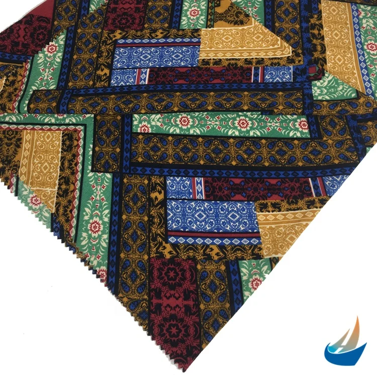 Hot products to sell online 100% Rayon Printed Fabric for garment  95GSM