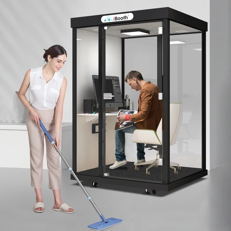 Hot Sale Soundproof Booth Acoustic Cabin Noise Insulation Meeting Booth Office Private Pods