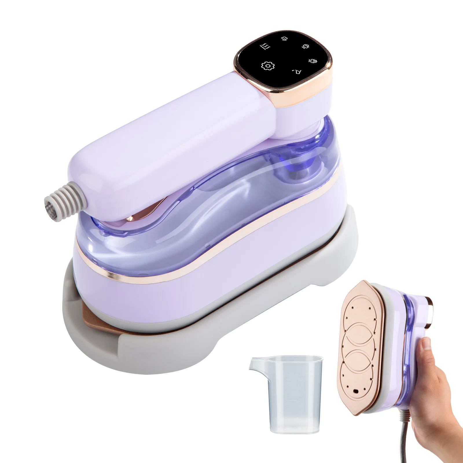 2024 Mini Handheld Garment Steamer 220V Convenient Industrial Ironing Machine Ceramic Soleplates Dry Cars Clothes Portable