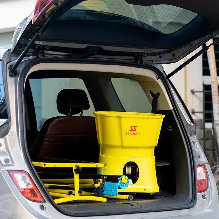 
Family use ball rebound training machine automatic tennis court equipment for players 