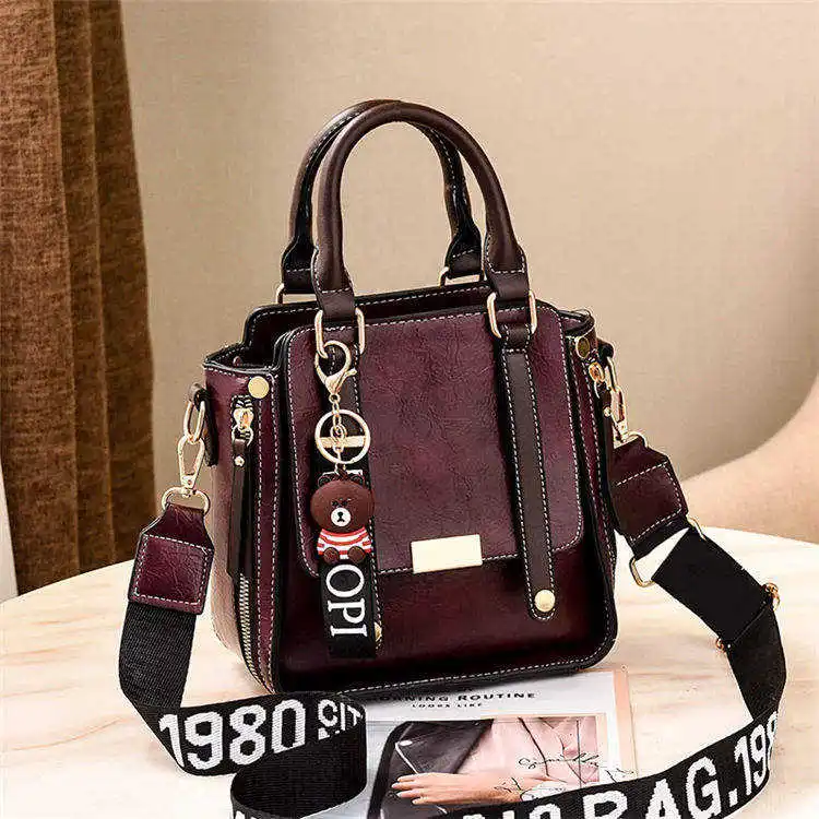 RU Handbag Red Tote Big Quilted Handbags New Style Fashion Female Bulk Buy Logo Famous Brand