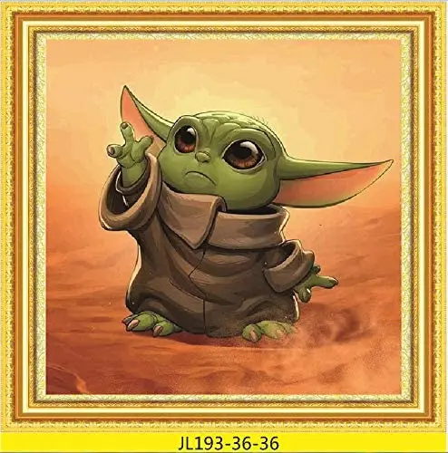 
2021 Printed embroidery Needlework Kits Wall Decorations custom cross stitch kit frame for kids 