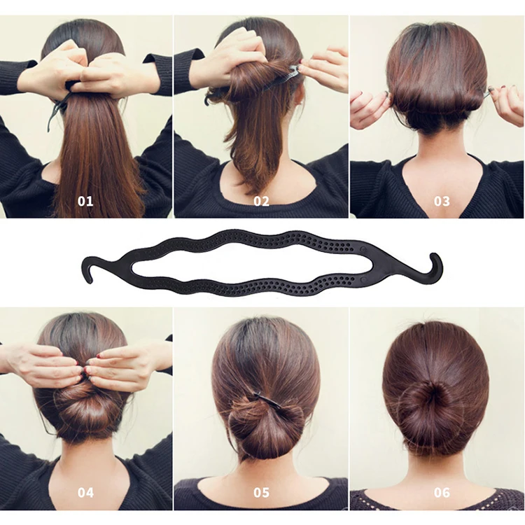 4pc/Set Hair Twist Styling Clip Stick Bun Maker Braid Tools Hair Accessories Hot for Women Lady Girls