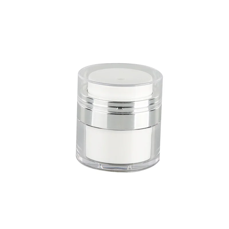 
Double wall round personal care cream jar skincare jar container Cosmetic bottles 