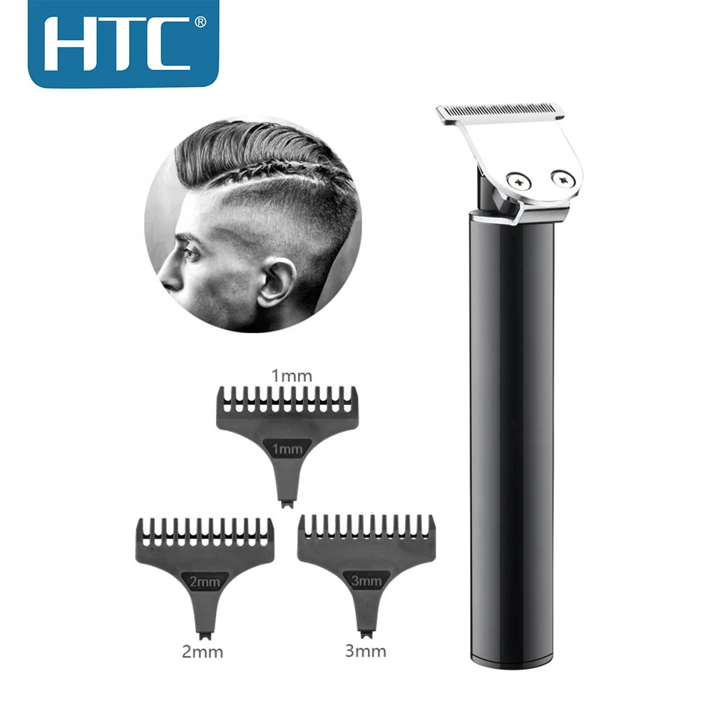 HTC AT-115 Electric Hair Trimmer Beard Hair Cutting USB Cordless Hair Clipper Zero cutting