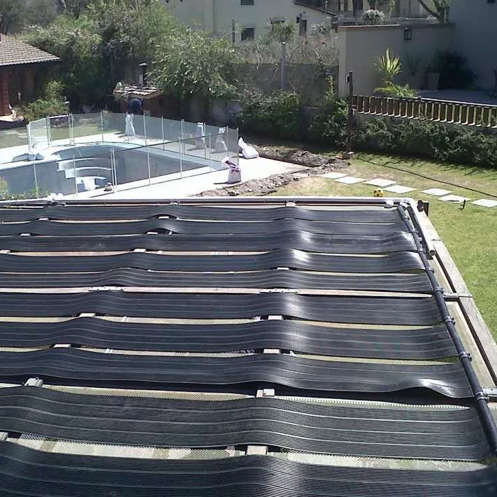 EPDM rubber solar pool heating with vacuum tube heat pipe