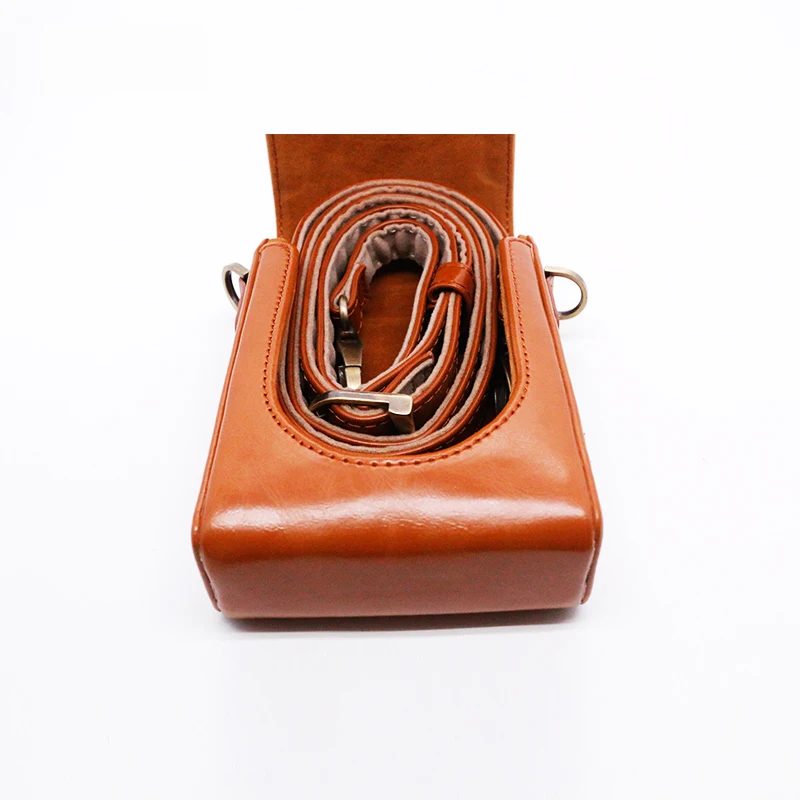 
Custom outdoor travel waterproof leather camera backpack insert bag 