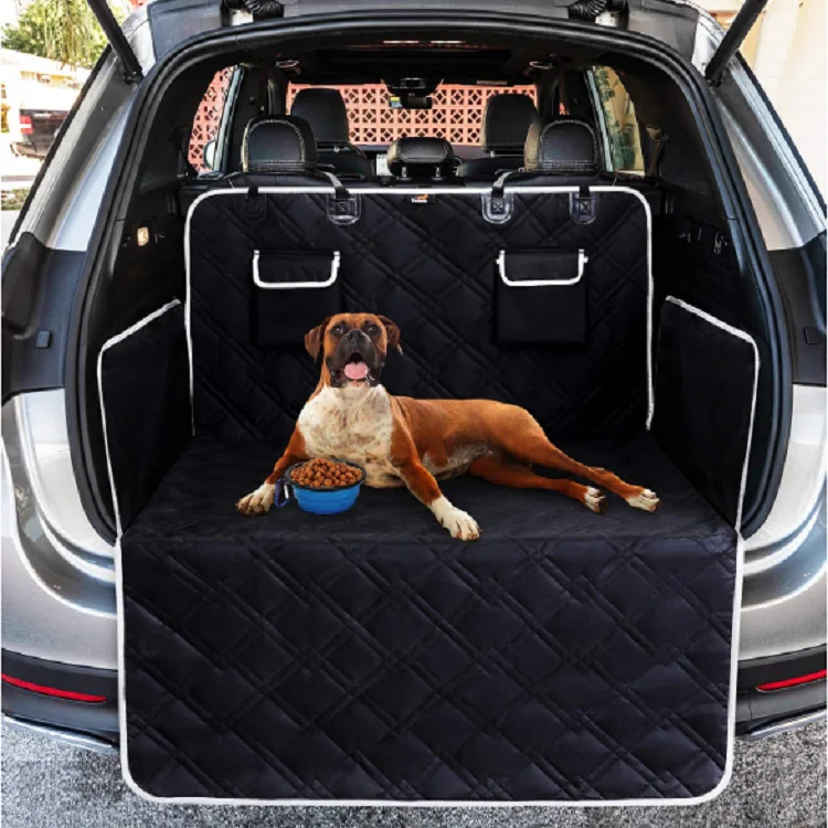 100% Waterproof Scratch Proof Nonslip Pet Mat Cover Blanket Dog Car Back Trunk Seat Cover