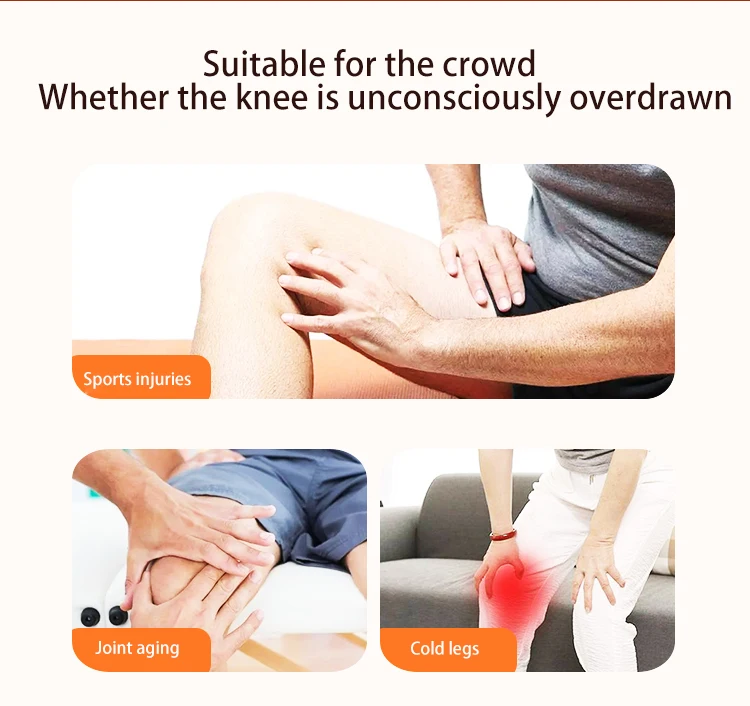 2023 New Price Electric Warm Heat Therapy Knee Wrap Pad Massager Support Brace Arthritis For Knee Joint Massage Heat Knee Pad