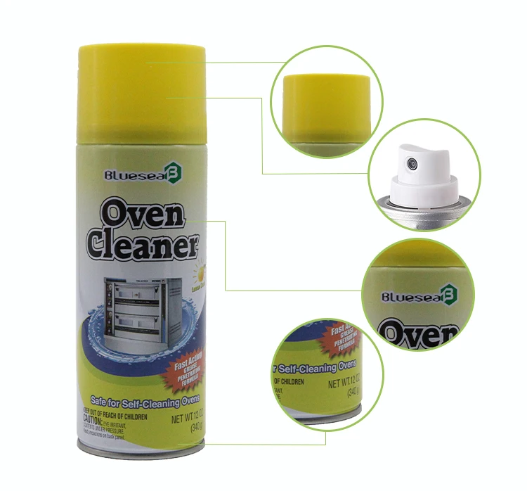 Multifunctional foam household oil stain removing kitchen cleaning spray