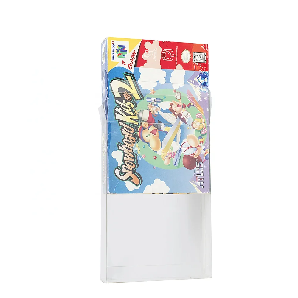 Gameboy Cartridge Case SNES Clear Plastic Protector Box