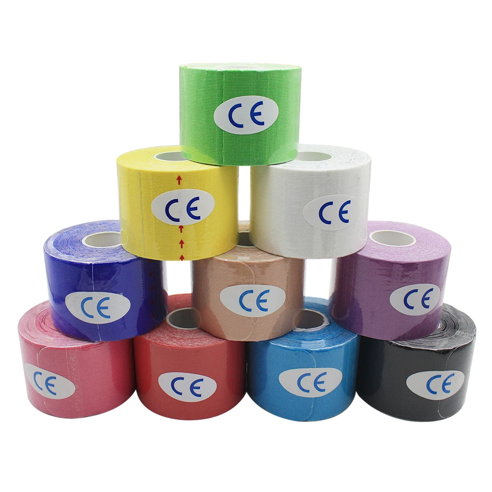 
2017 wholesale multicolor K sport therapy kinesiology tape Waterproof Tape muscle sports tape 