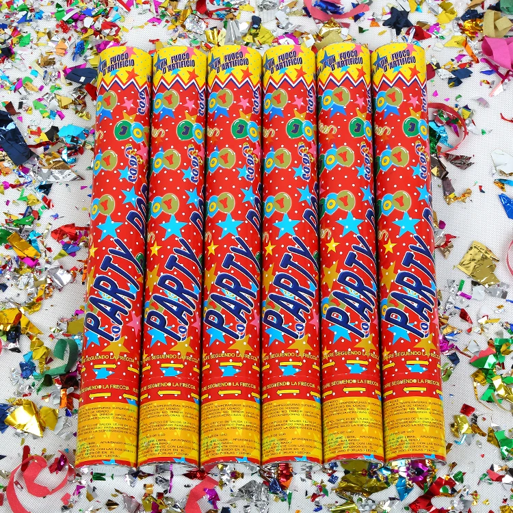 Event Party Supplies Compressed Air Confetti Manufacturer Cannons
