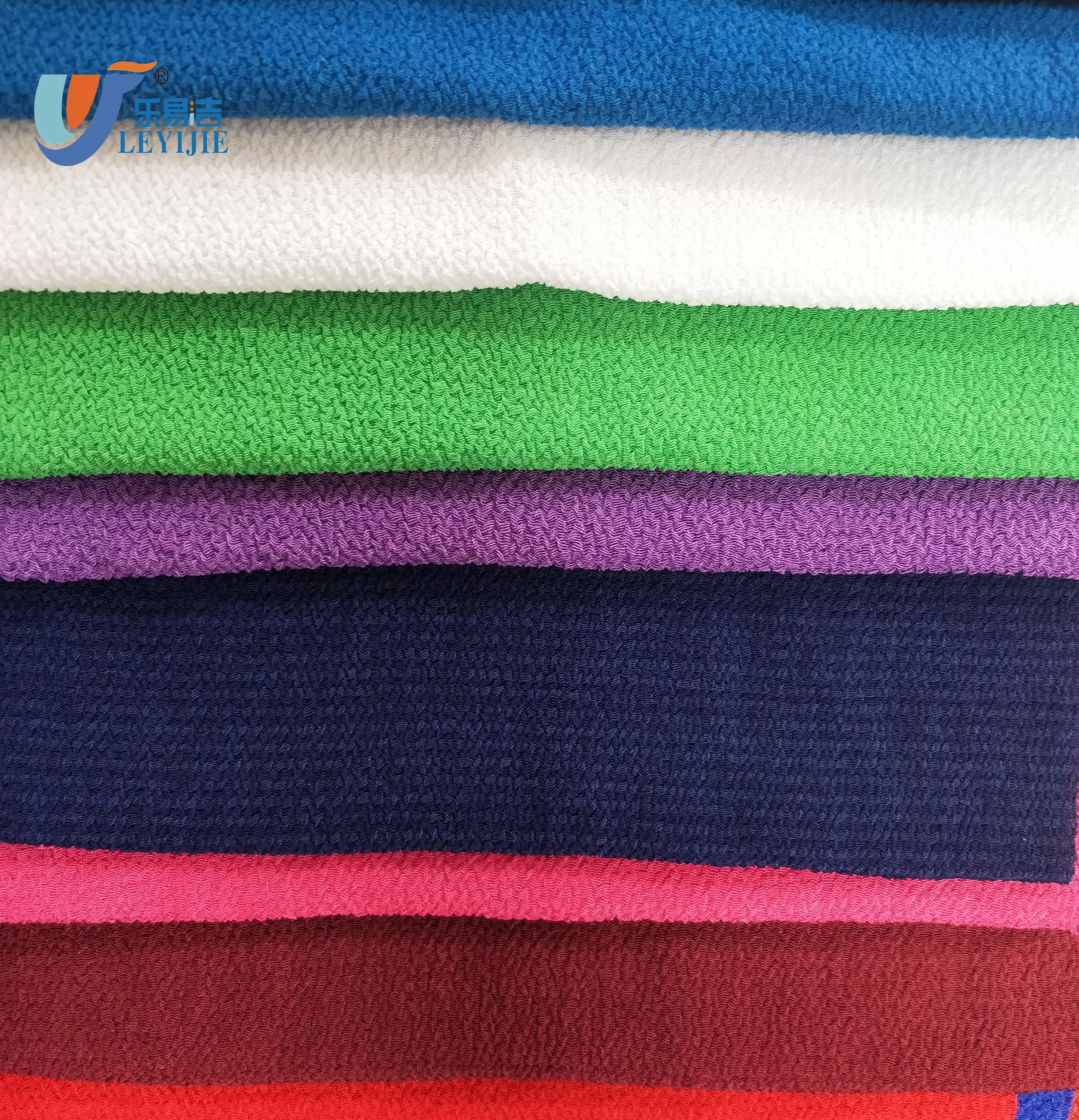 300D Single Viscose Rayon Bath Glove Fabric  Rough Rayon Morocco Exfoliating Bath Mitt Fabric