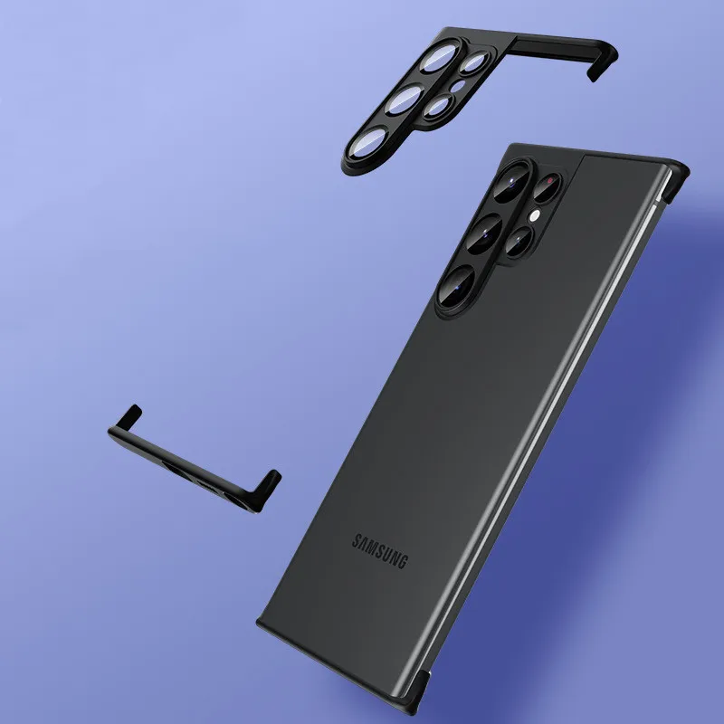 Стеклянный чехол для Samsung Galaxy S23 Ultra S22 Plus